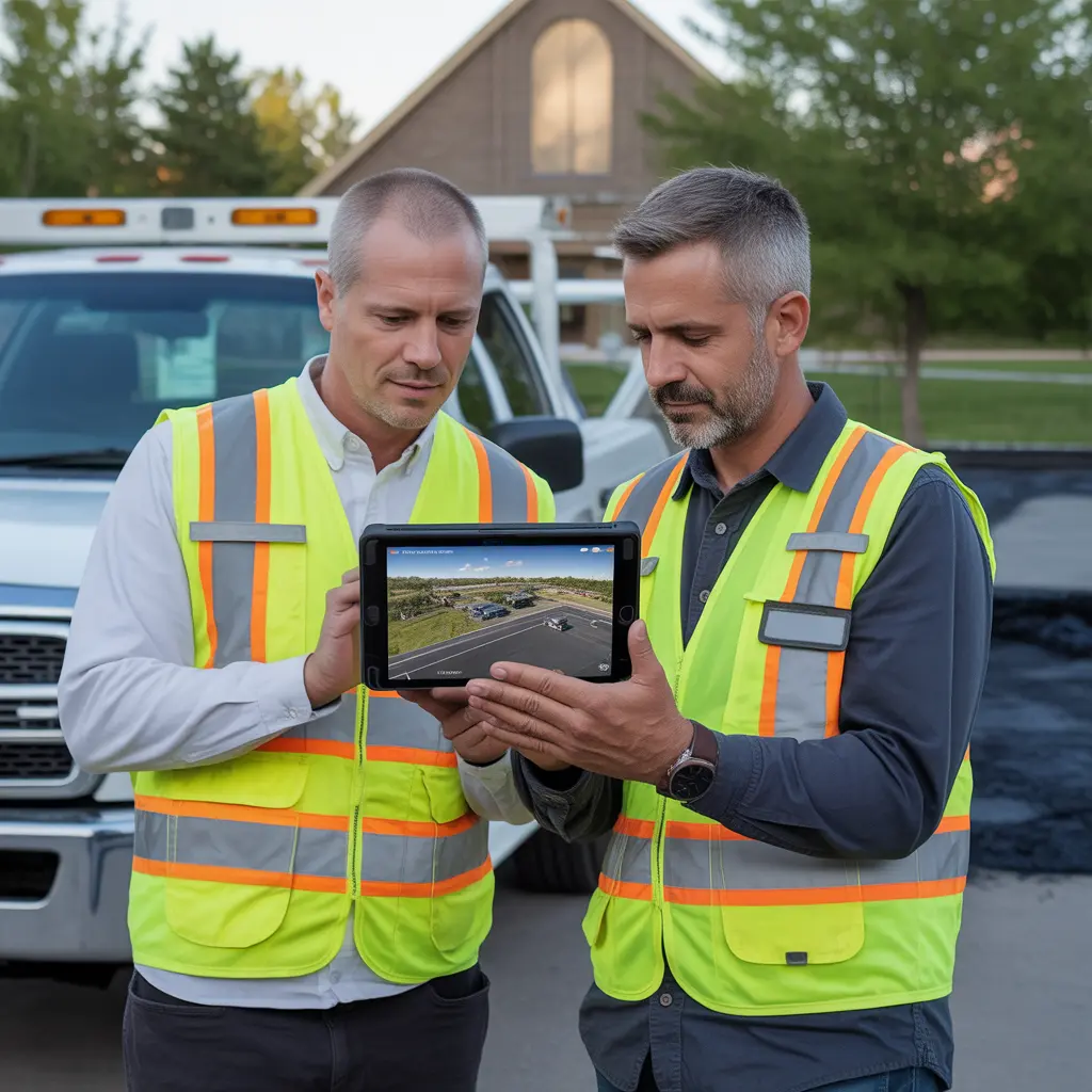 Steward Seal Coating team - Professional parking lot maintenance