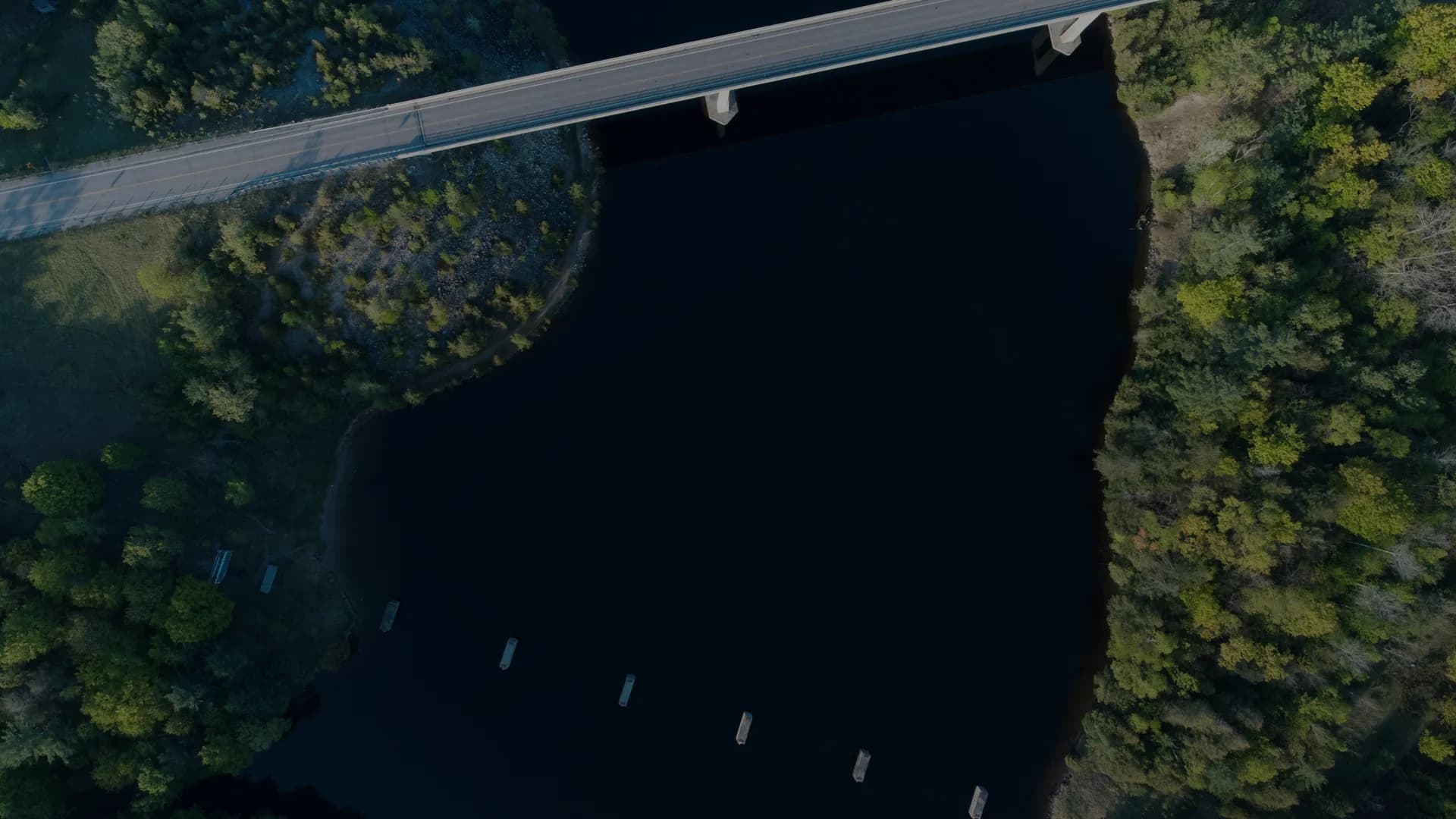 Aerial view of Gananoque, Ontario - Steward Seal Coating service area