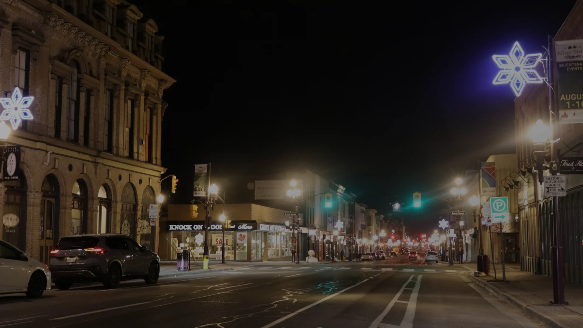Aerial view of Peterborough, Ontario - Steward Seal Coating service area