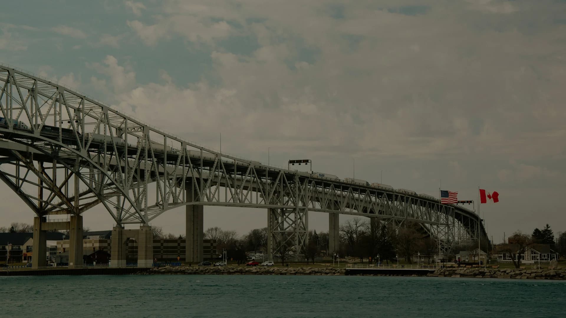 Aerial view of Sarnia, Ontario - Steward Seal Coating service area